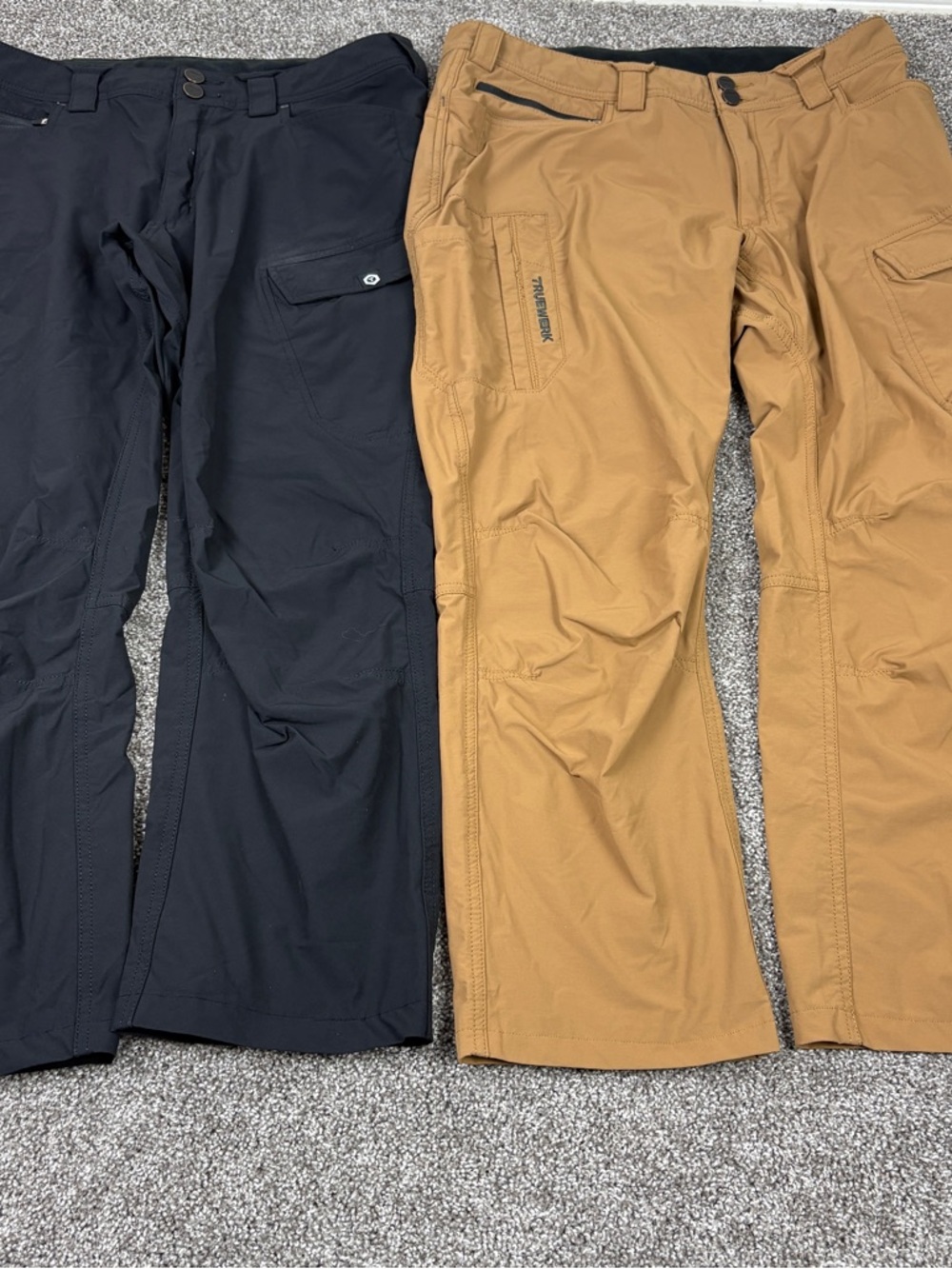 Truewerk T1 Werkpant Lot Mens 32x30 Black Tan Cargo Stretch Work Pant